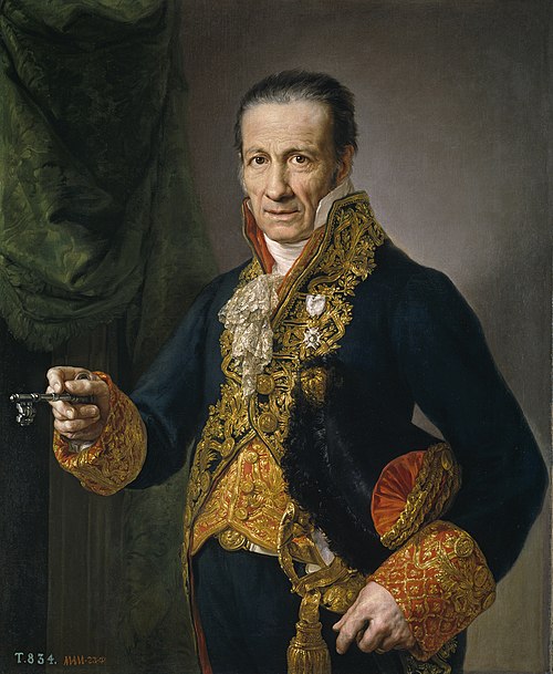 Luis Veldrof, grand lodging master and concierge of the Royal Palace, 1823, Vicente López Portaña