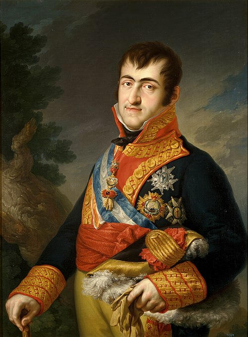 Fernando VII con uniforme de capitán general, 1814, Vicente López Portaña