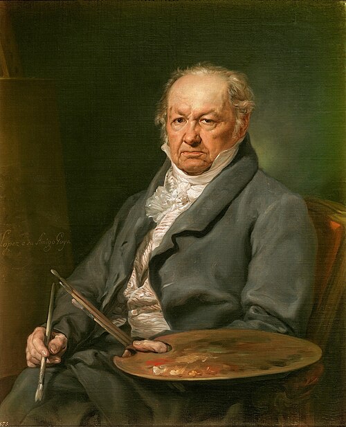 El pintor Francisco de Goya, 1826, Vicente López Portaña