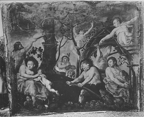 Das harte Leben der Menschen nach dem Goldenene Zeitalter, 1562, Melchior Bocksberger