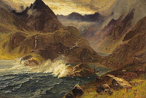 Loch Coruisk, Skye, 1874, David Murray