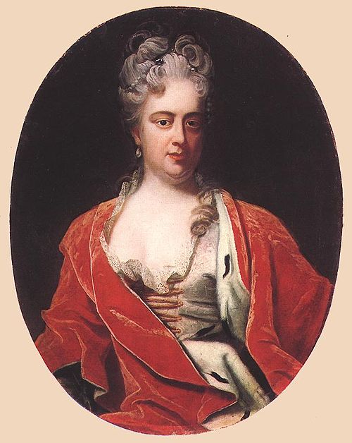 Portrait of Charlotte Amelie von Hessen-Wanfried, 1704, David Richter