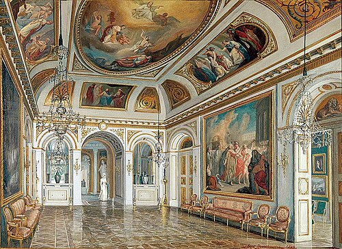 Solomon Room in the Palace on the Water in Warsaw., 1892, Ludomir Dymitrowicz