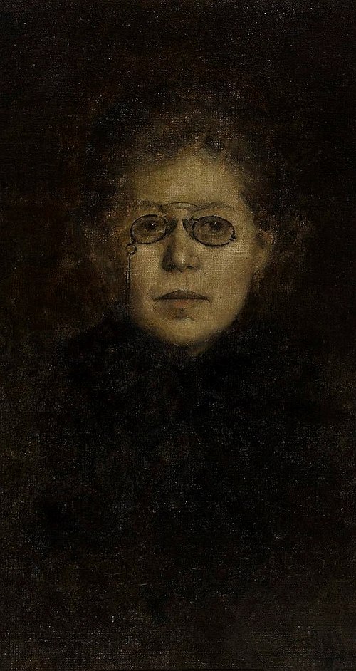 Portrait of Maria Konopnicka (1842–1910), 1896, Maria Dulębianka