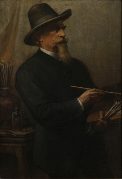 Autoportret (obraz Mariana Jaroczyńskiego), 1889, Marian Jaroczyński