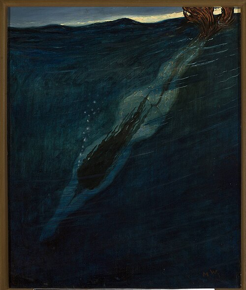 Water nymph, 1905, Marian Wawrzeniecki