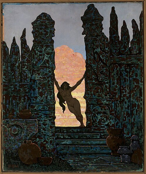 Holy entrance to the Slavic mystery place, 1920, Marian Wawrzeniecki