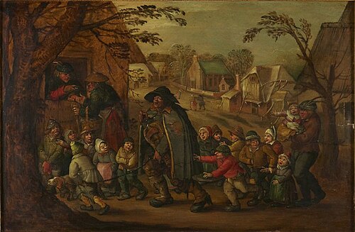 Blind Hurdy-Gurdy Player, 1633, David Vinckboons