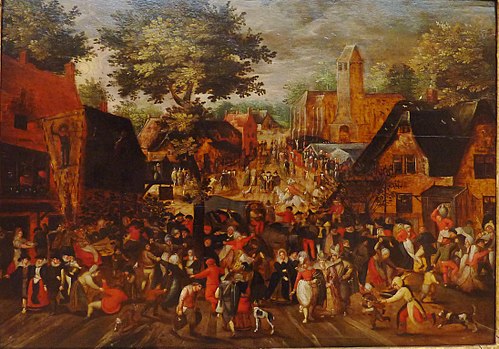 Fête paysanne ou kermesse, 1629, David Vinckboons