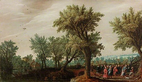Landscape with Christ Healing a Blind Man, 1625, David Vinckboons