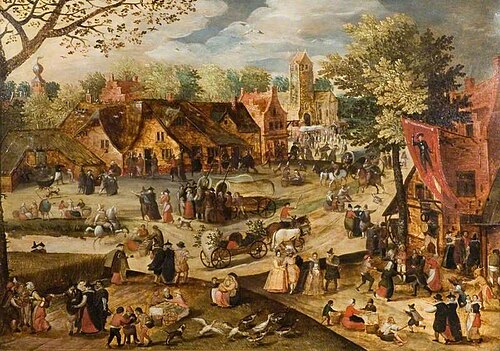 Flemish Village Merrymaking, , David Vinckboons