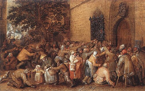 Distribution of Loaves to the Poor, 1650, David Vinckboons