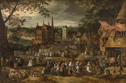 Village Fair, 1610, David Vinckboons