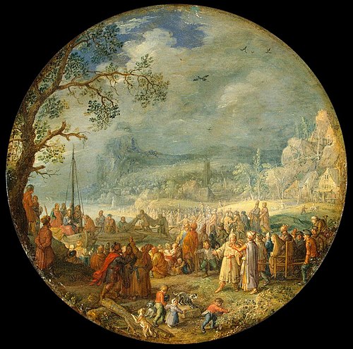 Sermon of Christ at the Genezareth Lake, 1623, David Vinckboons