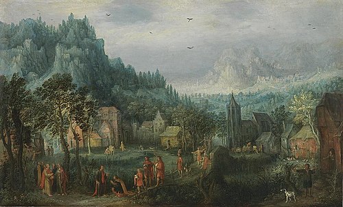 Der Hauptmann von Kapernaum, 1602, David Vinckboons