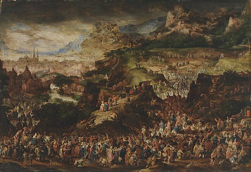 Weg nach Golgatha, 1604, David Vinckboons