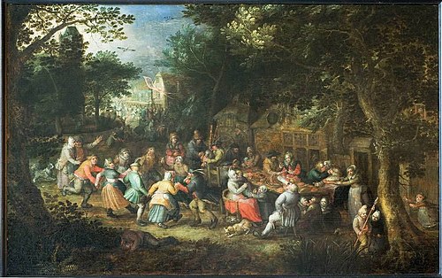 Eine Bauernkirmes, 1607, David Vinckboons