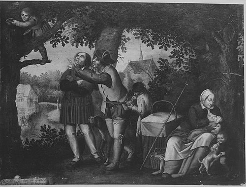 Der Nesträuber (Kopie nach), , David Vinckboons