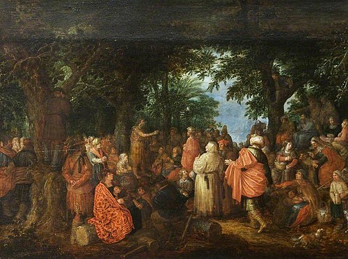 Saint John the Baptist Preaching, 1614, David Vinckboons