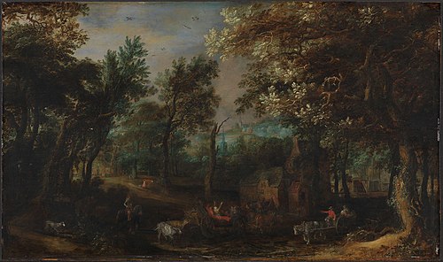 Woodland Scene, 1614, David Vinckboons