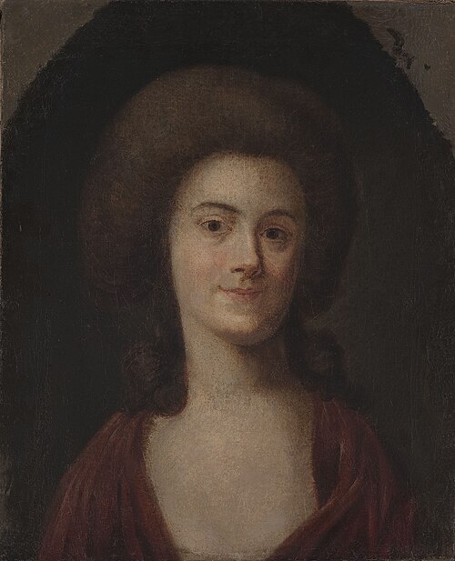 Portrait de Marie Wyżewska née Tremo (Tremeau)., 1794, Mateusz Tokarski