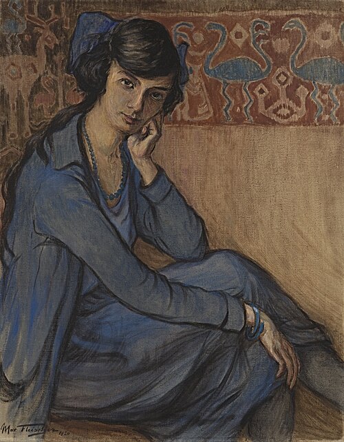 Portrait Madame Fleischer, 1920, Max Fleischer