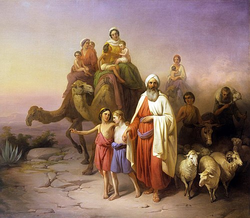 The Departure of Abraham, 1850, József Molnár