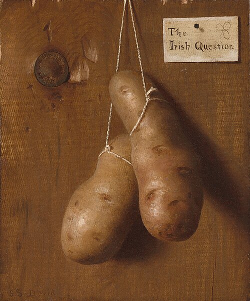 The Irish Question, 1850, De Scott Evans