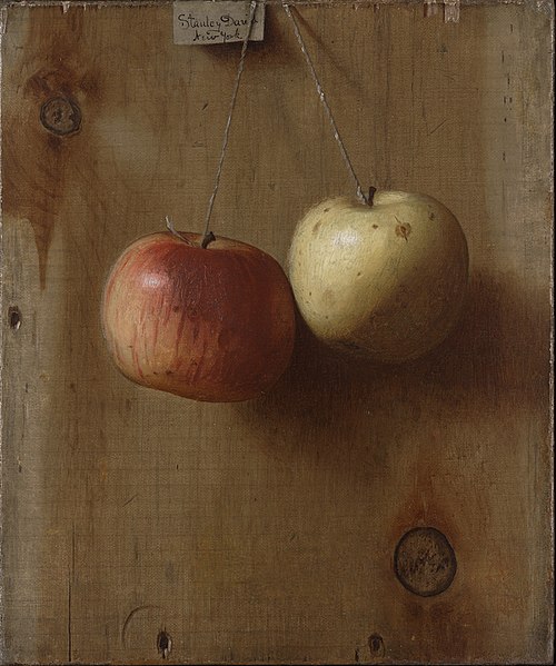 Two Hanging Apple, 1890, De Scott Evans