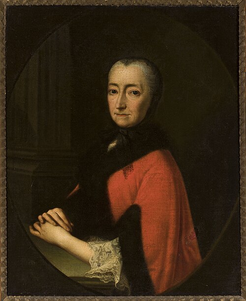Portrait of count Anna Francesca Theresa, 1756, Philipp Haller