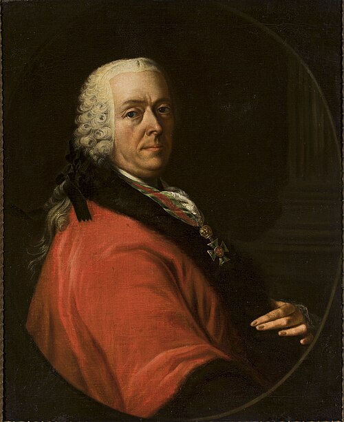 Portrait of count Gaspar Paris Anton, 1756, Philipp Haller