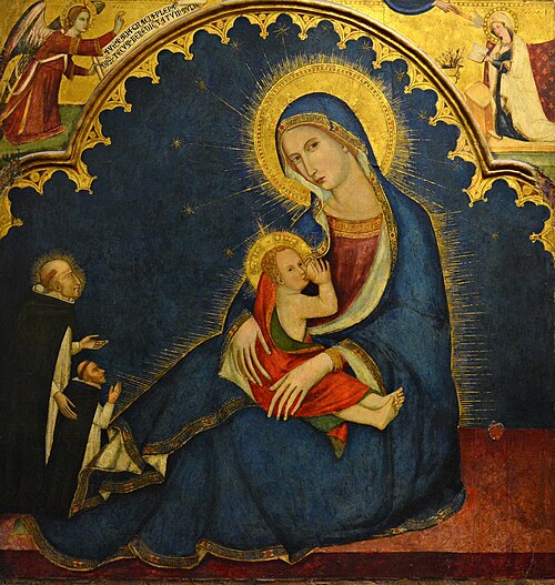 Madonna dell'Umiltà con San Domenico e donatore, , 