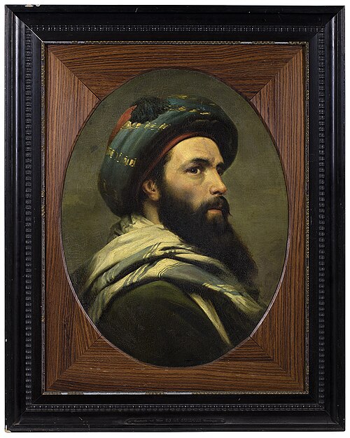 Otto Eerelman als Oosterse vorst, op ongeveer 26-jarige leeftijd, 1865, Pierre Jean Van der Ouderaa