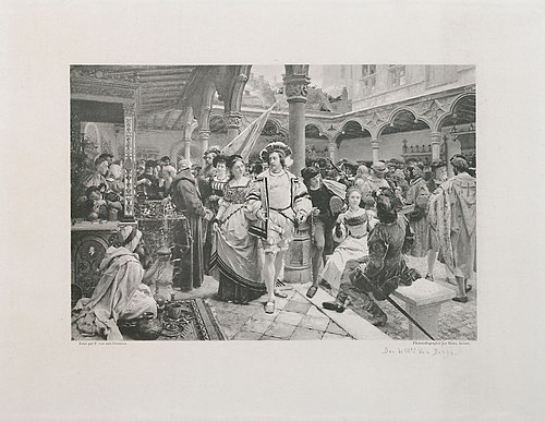 Feest in de Beurs, 1866, Pierre Jean Van der Ouderaa