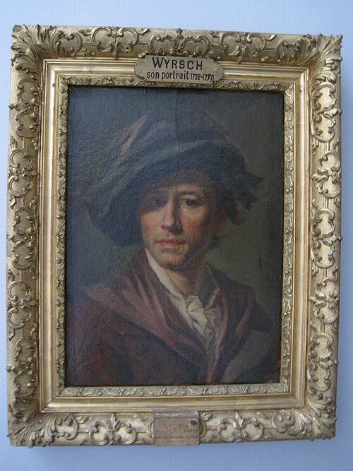 Self-portrait, 1779, Johann Melchior Wyrsch
