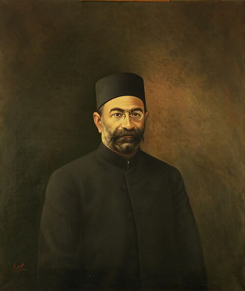 Portrait of Mohammad Ali Foroughi, , Jafar Chehrenegar