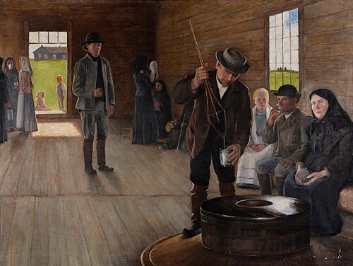 By the Well of Runni, 1898, Anna Sahlsten