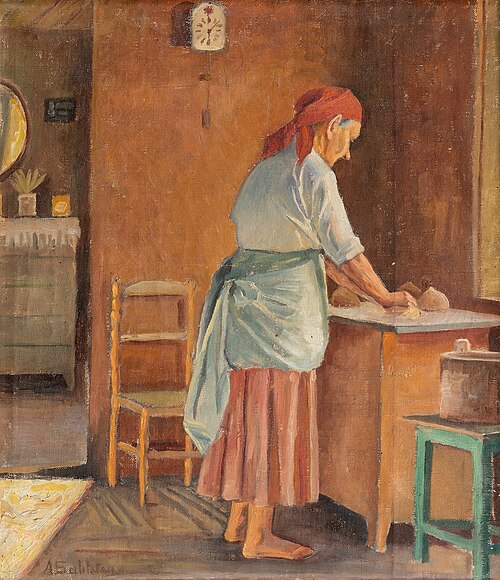 Woman Baking, 1931, Anna Sahlsten