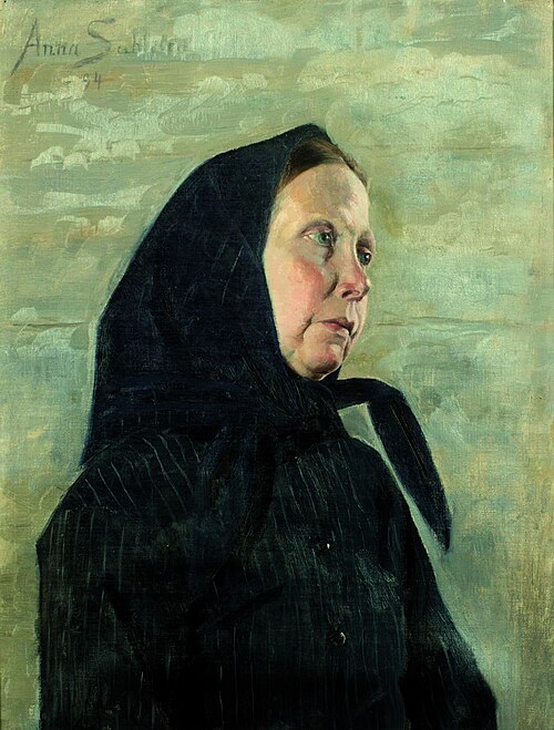 Woman, 1894, Anna Sahlsten