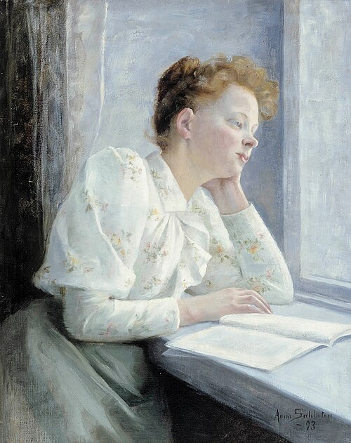 Woman by the Window, 1893, Anna Sahlsten