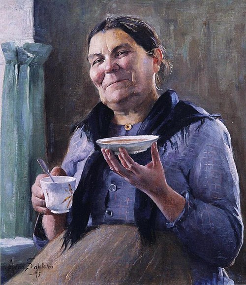 Kahvimummo, 1895, Anna Sahlsten