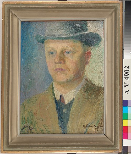Portrait of a Man (Martti Lindforss, Artist's Brother), 1912, Anton Lindforss