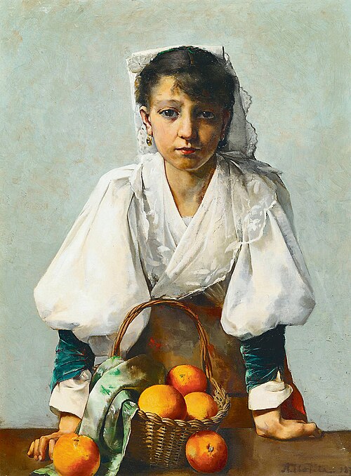 Orange Girl, 1879, Aukusti Uotila