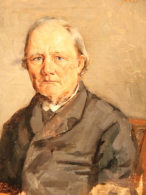 Antti Uotila, the Artist's Father, 1880, Aukusti Uotila