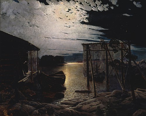 Fishing Hut, 1883, Aukusti Uotila