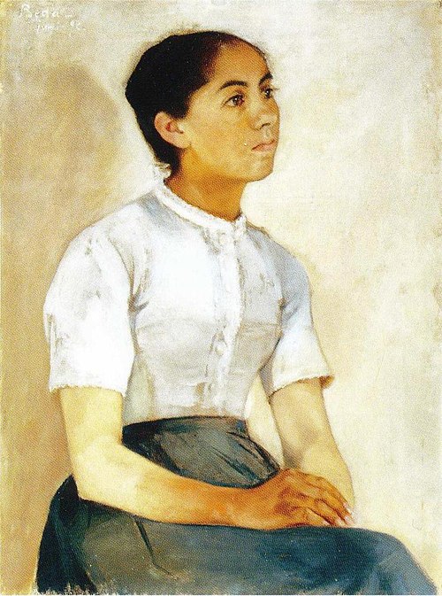Girl Sitting, 1892, Beda Stjernschantz