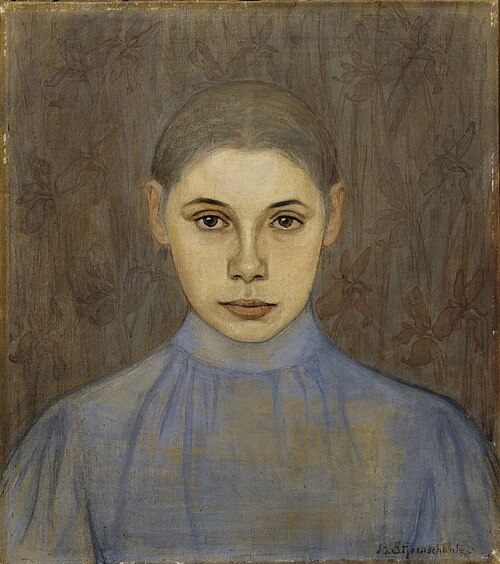 Portrait of a Young Girl, 1895, Beda Stjernschantz