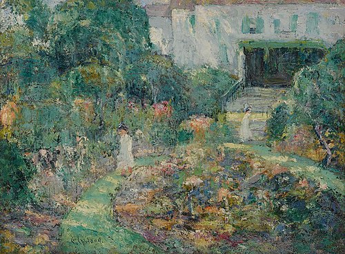 In The Garden, , Ernest Lawson
