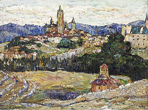View of Segovia, 1916, Ernest Lawson