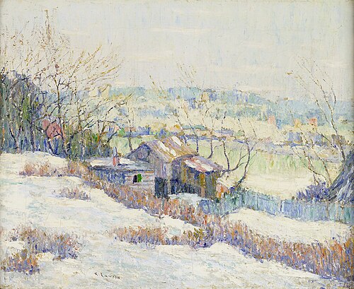 Upper Harlem River, 1915, Ernest Lawson